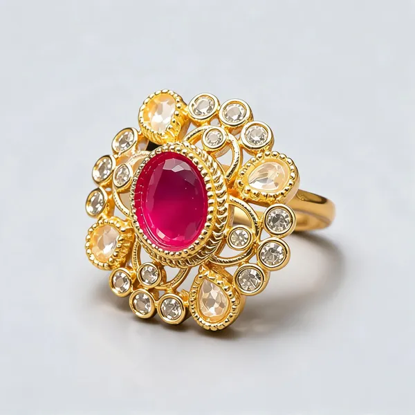Cz_Kundan_Polki_Oval_Filigree_Orbit_Cocktail_Ring