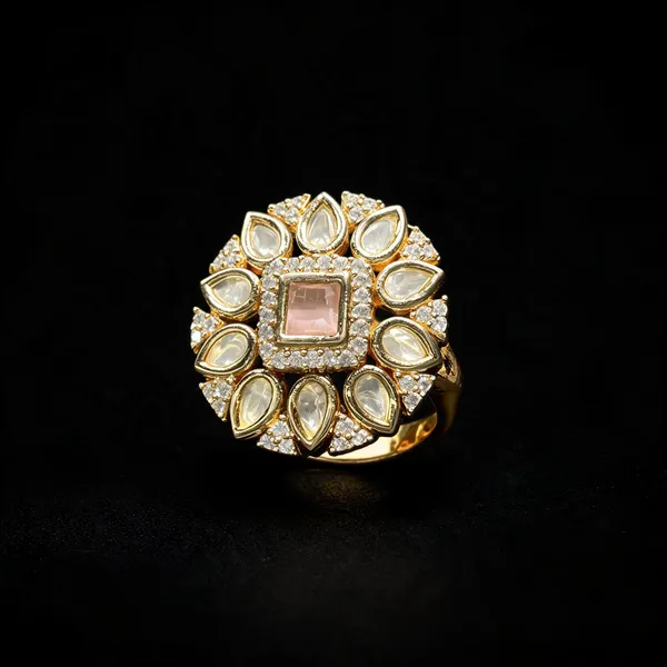 Kundan_Polki_Teardrop_Radiant_Square_Cocktail_Ring_-_Ruby_Red_|_K_Gold