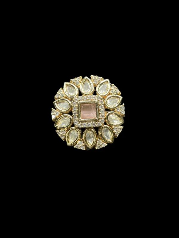 Kundan_Polki_Teardrop_Radiant_Square_Cocktail_Ring_-_Ruby_Red_|_K_Gold