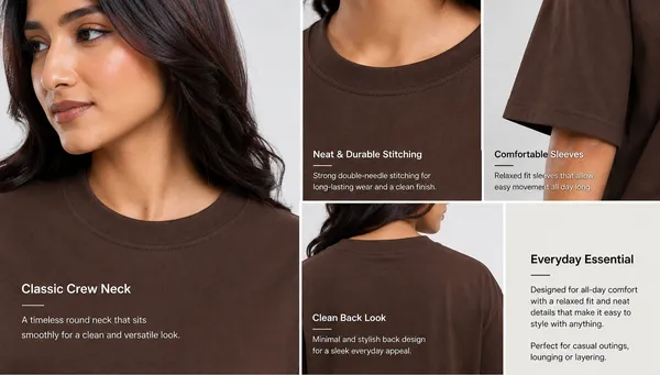 Brown_240_GSM_Oversized_T-Shirt_for_Women