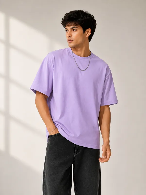 Lavender_Cotton_Relaxed_Fit_T-Shirt_for_Men