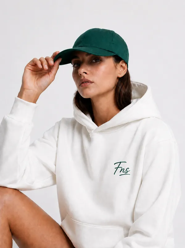 White_350_GSM_Hooded_Sweatshirt_for_Women