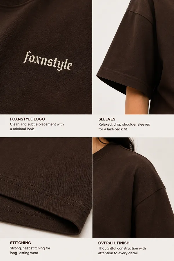 Brown_Heavyweight_Oversized_T-Shirt_for_Women