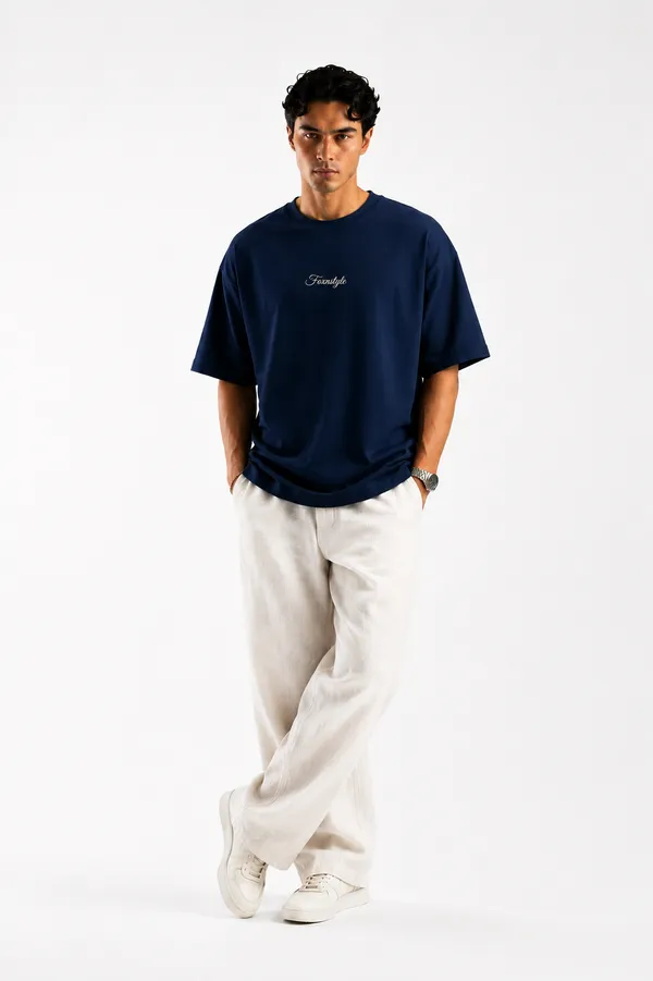 Navy_260_GSM_Crew_Neck_T-Shirt_for_Men