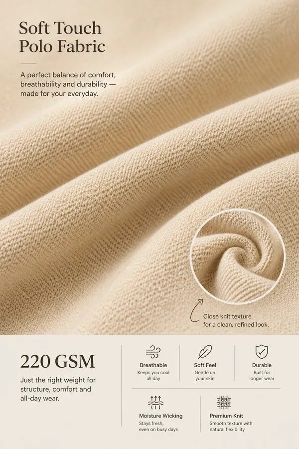 Beige_Knit_Polo_T-Shirt_for_Men