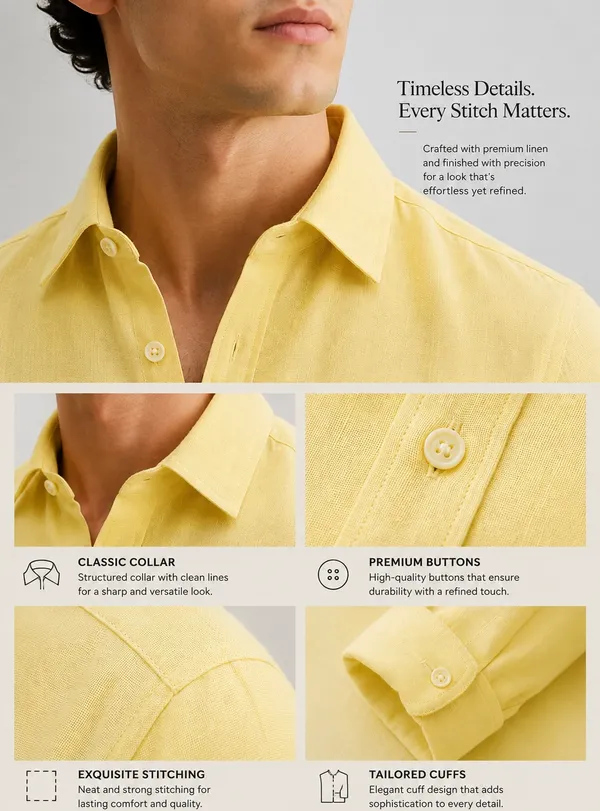 Yellow_Textured_Regular_Fit_Shirt_for_Men