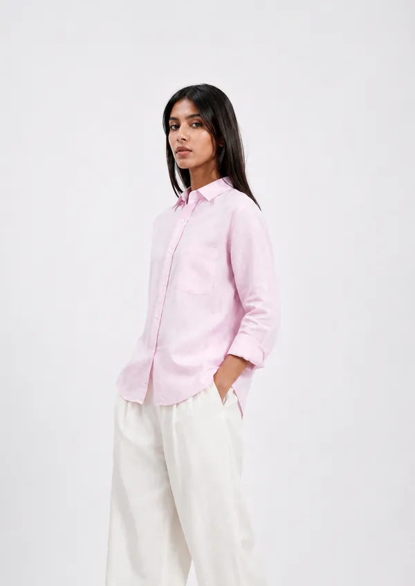 Pink_Linen_Relaxed_Fit_Shirt_for_Women