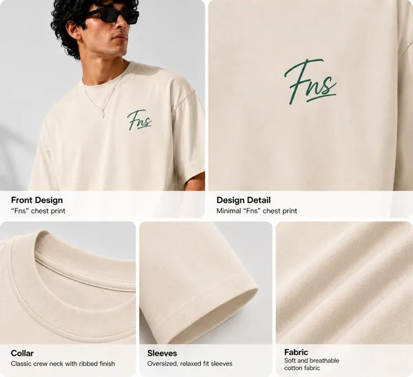 Cream_Cotton_Oversized_T-Shirt_for_Men