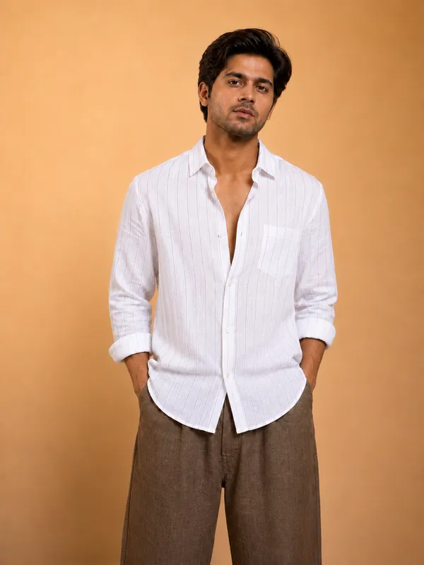 White_Textured_Striped_Relaxed_Fit_Shirt_for_Men