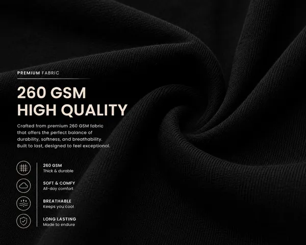 Black_260_GSM_Relaxed_Fit_T-Shirt_for_Men