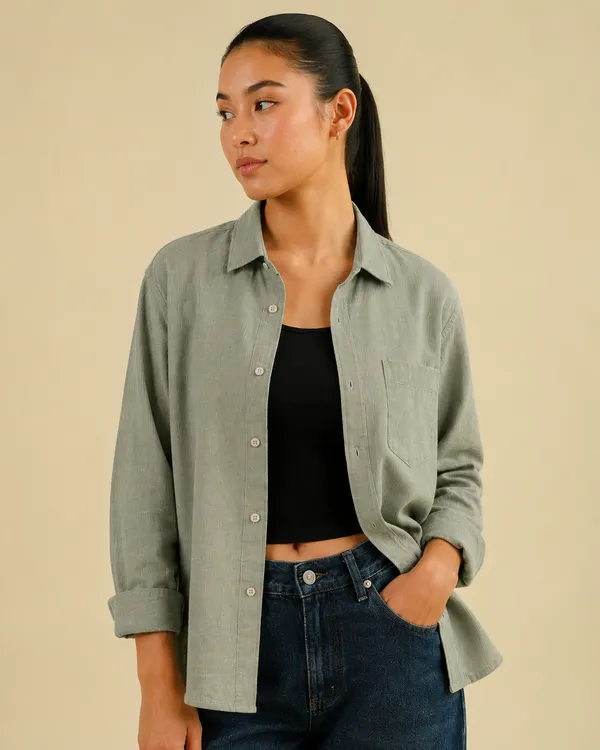 Green_Linen_Relaxed_Fit_Shirt_for_Women
