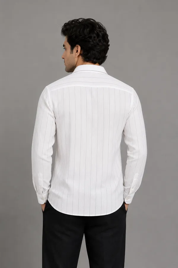White_Linen_Black_Striped_Full_Sleeve_Shirt_for_Men