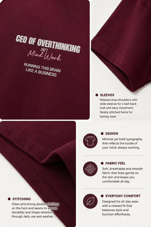 Maroon_240_GSM_Relaxed_Fit_T-Shirt_for_Women