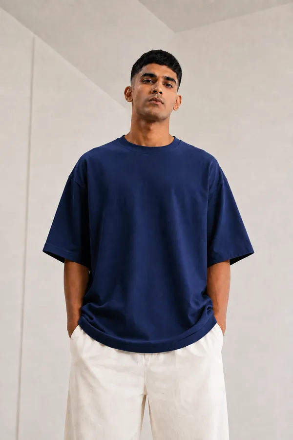 Navy_260_GSM_Crew_Neck_T-Shirt_for_Men