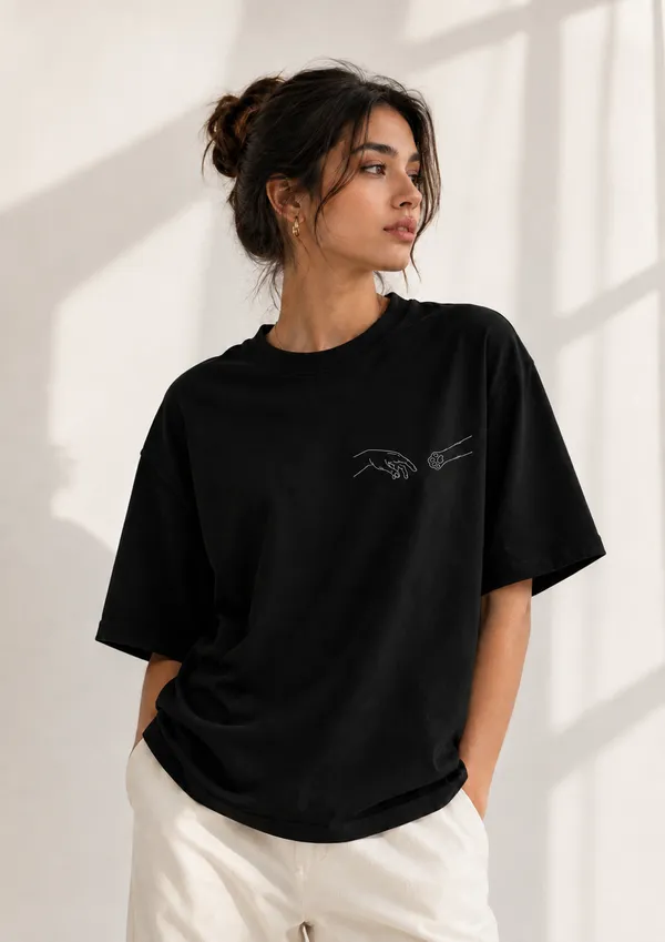 Black_260_GSM_Oversized_T-Shirt_for_Women