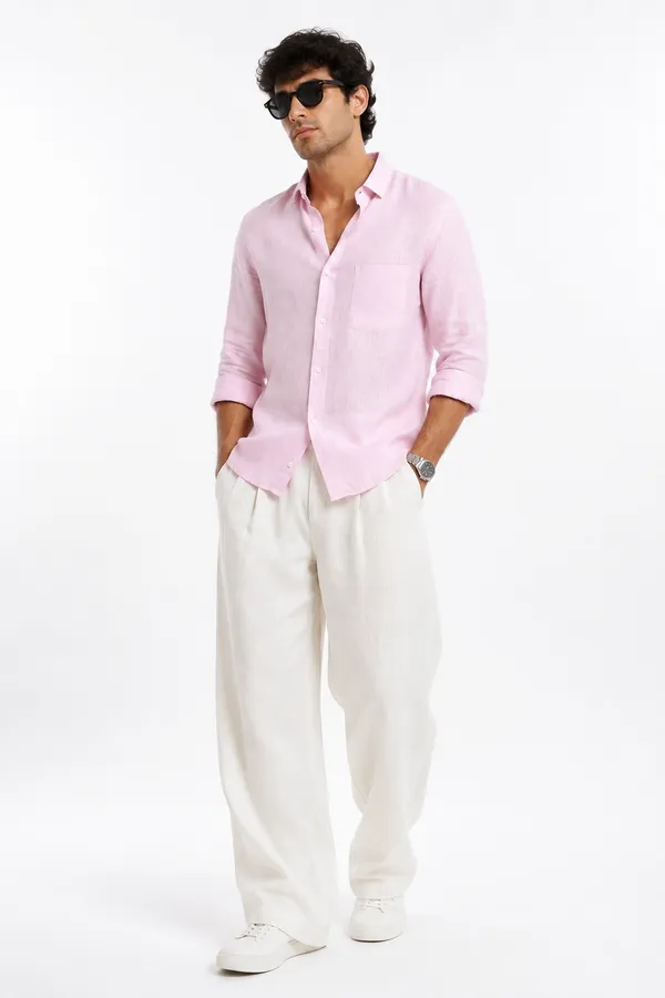 Pink_Linen_Shirt_for_Men