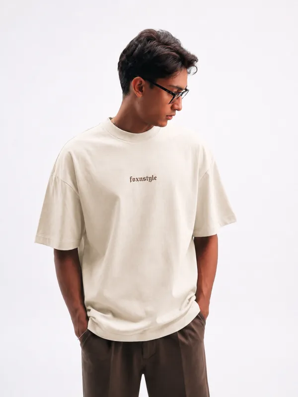 Beige_Cotton_Oversized_Fit_T-Shirt_for_Men