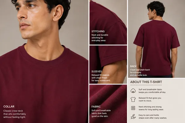 Maroon_Premium_Fabric_Oversized_T-Shirt_for_Men