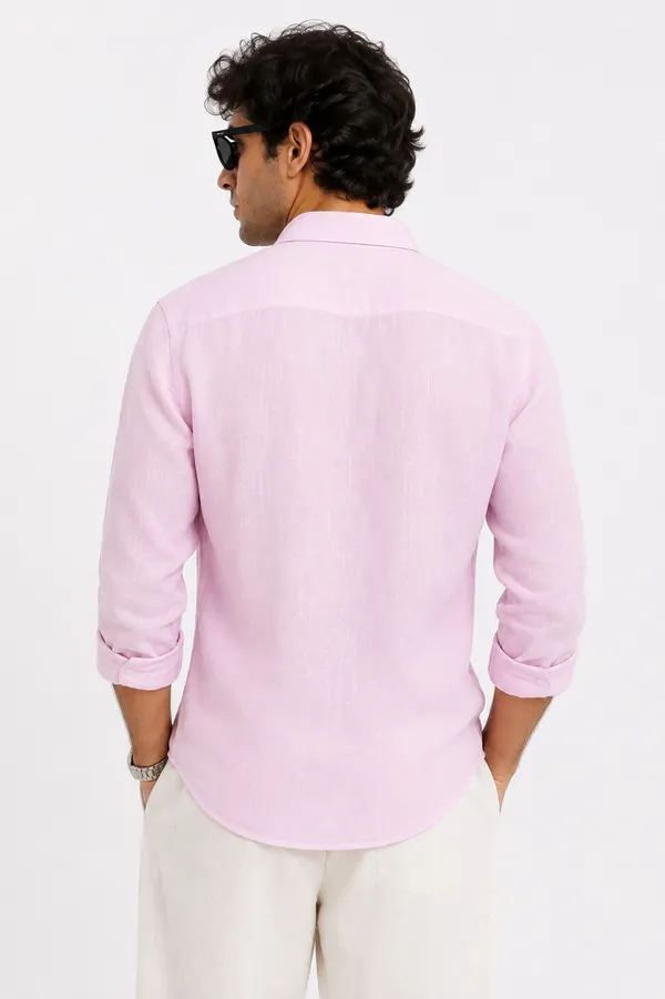Pink_Linen_Shirt_for_Men