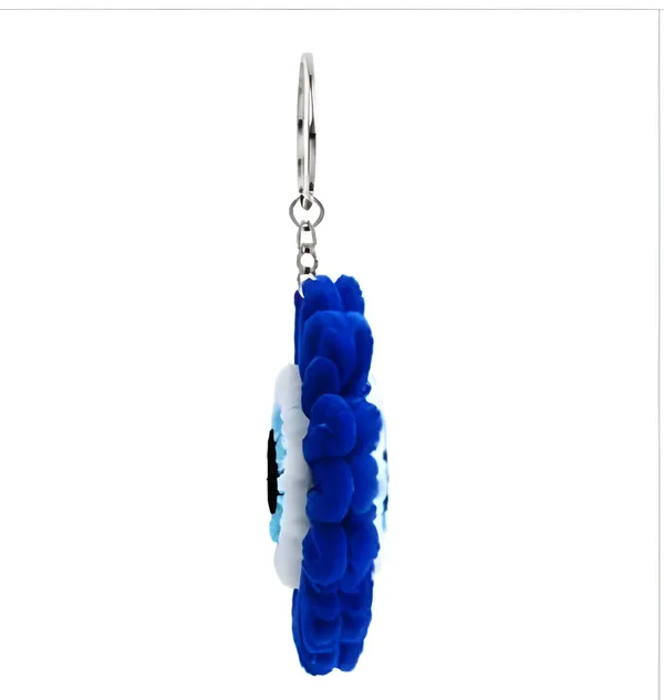 Blue_Handmade_Flower_Keychain_for_Everyday_Use