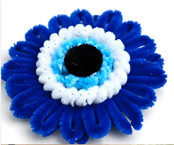 Blue_Handmade_Flower_Keychain_for_Everyday_Use