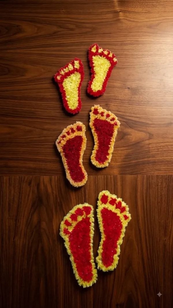 Textile_Traditional_Footprint_Pattern_Rangoli_Set