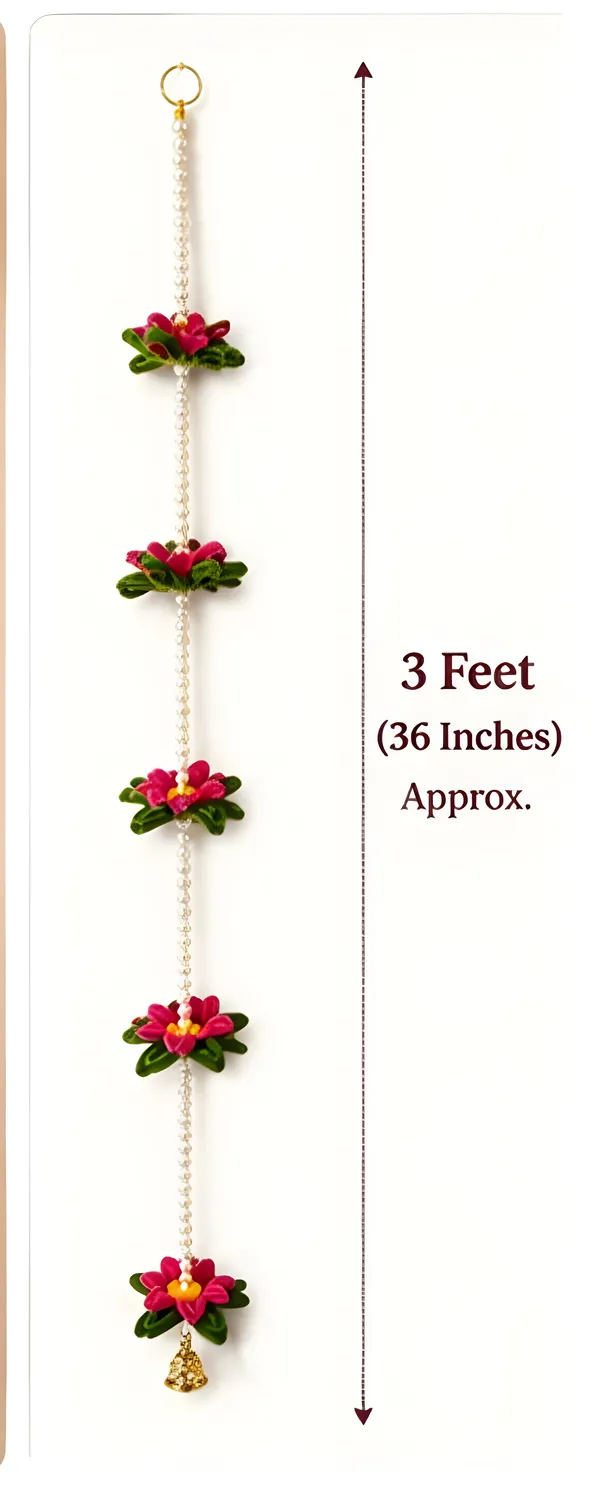 Beaded_Floral_Decorative_Hanging_Pair