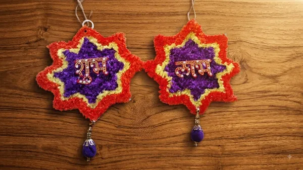 Fabric_Religious_Shubh_Labh_Star_Hanging_Decor
