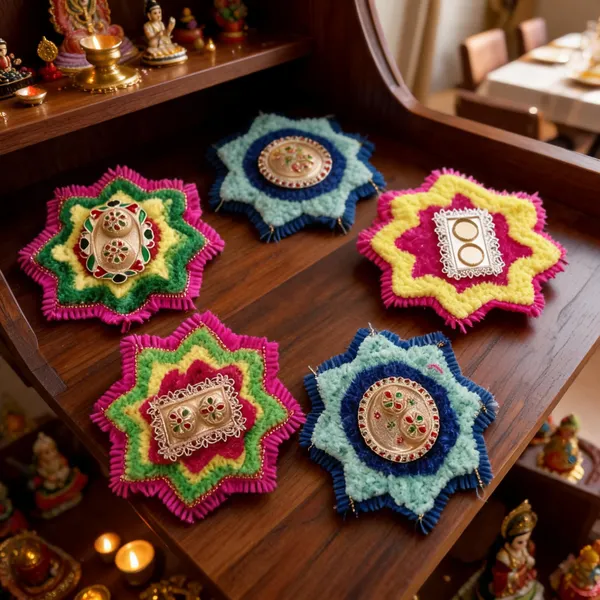Woolen_Plastic_Festive_Embroidered_Star_Shaped_Haldi_Kumkum_Plate_Pack_5