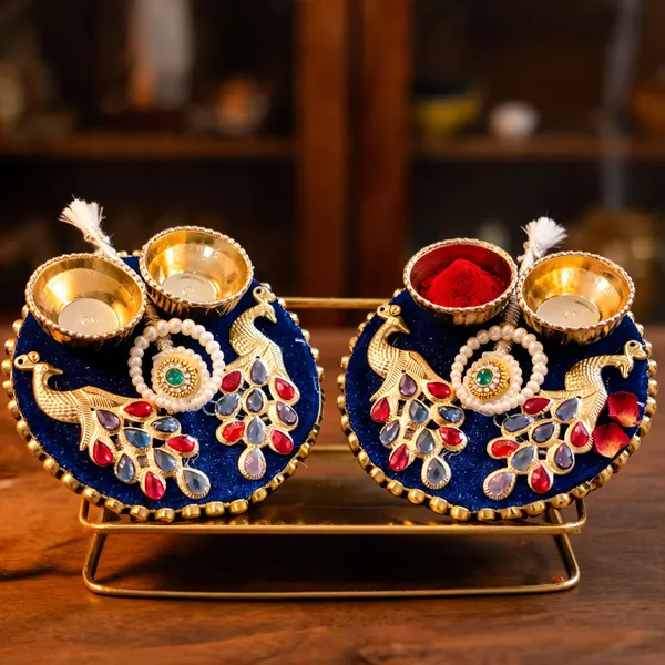 Plastic_Festive_Peacock_Pattern_Pooja_Plate_Pack_Of_2