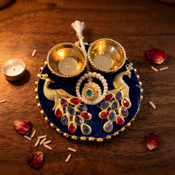 Plastic_Festive_Peacock_Pattern_Pooja_Plate_Pack_Of_2