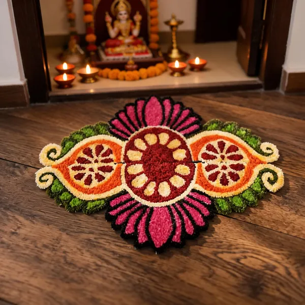 Woolen_Traditional_Floral_Pattern_Rangoli