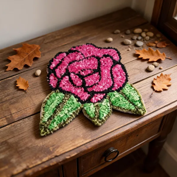 Woolen_Decorative_Rose_Shaped_Decorative_Flower