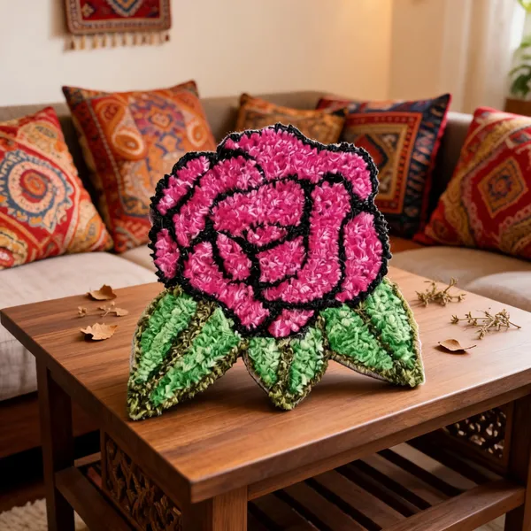 Woolen_Decorative_Rose_Shaped_Decorative_Flower