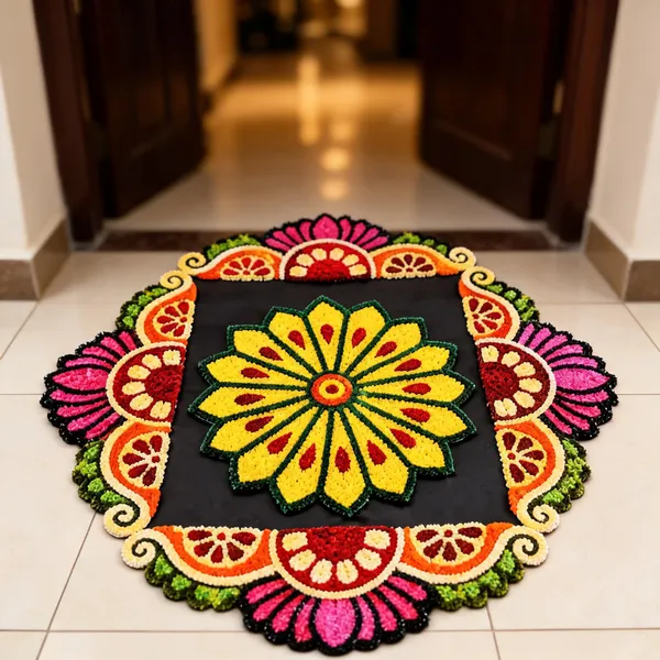 Woolen_Festive_Beaded_Floral_Rangoli_Set