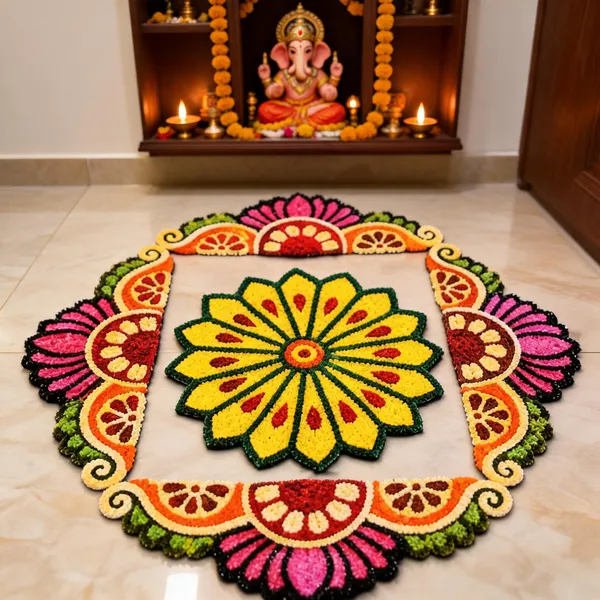 Woolen_Festive_Beaded_Floral_Rangoli_Set