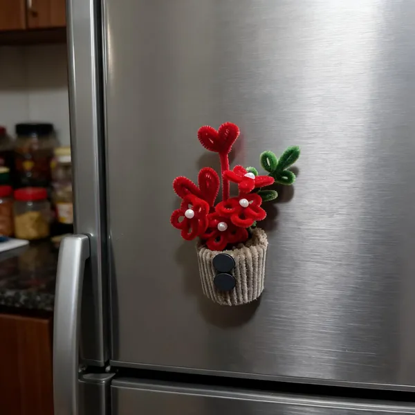 Woolen_Plastic_Floral_Handmade_Fridge_Magnet