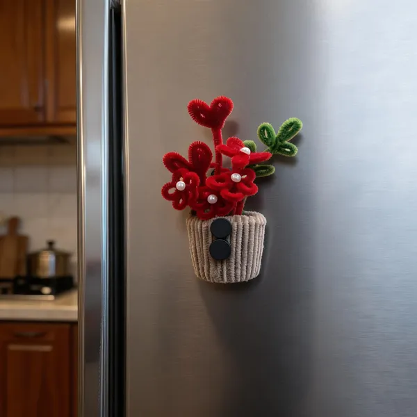 Woolen_Plastic_Floral_Handmade_Fridge_Magnet