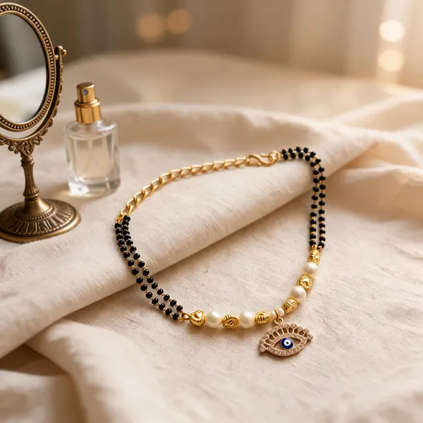 Multicolour_Alloy_Pearl_Evil_Eye_Hand_Mangalsutra