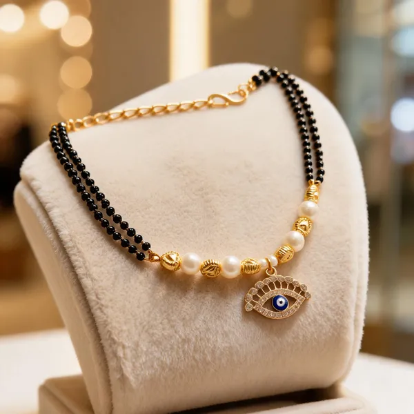 Multicolour_Alloy_Pearl_Evil_Eye_Hand_Mangalsutra