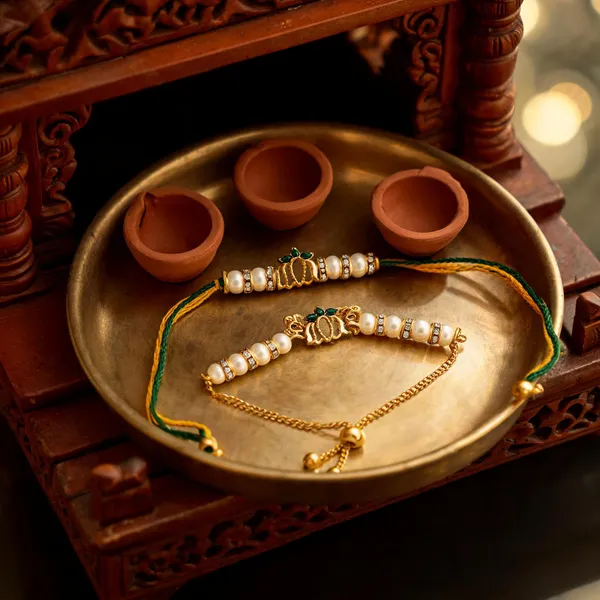 Multicolour_Lotus_Alloy_Pearl_Rakhi_Pack_Of_2