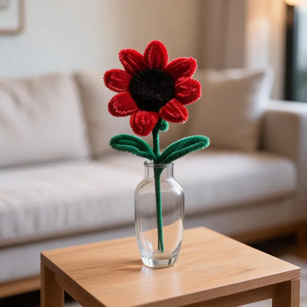 Cotton_Decorative_Red_Artificial_Flower_Stem_Pack_Of_2