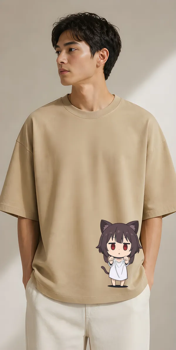 Beige_Megumi_Oversize_T_Shirt_240_GSM
