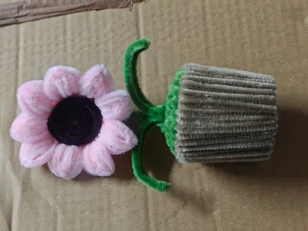 Handmade_Pink_Flower_Potted_Artificial_Plant