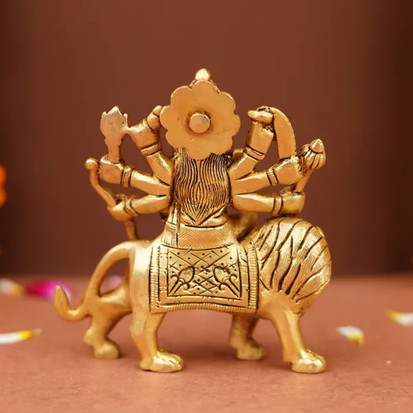 Brass_Navratri_Sherawali_Mata_Statue_4_Inch