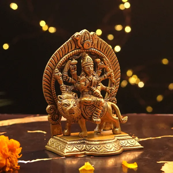 Brass_Durga_Mata_Statue_5_Inch_Pack_Of_50