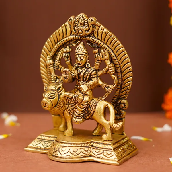 Brass_Durga_Mata_Statue_5_Inch_Pack_Of_50