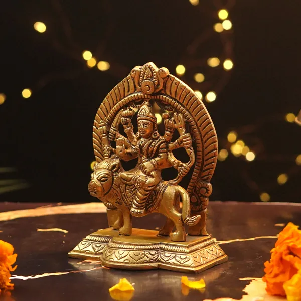 Brass_Durga_Mata_Statue_5_Inch_Pack_Of_50
