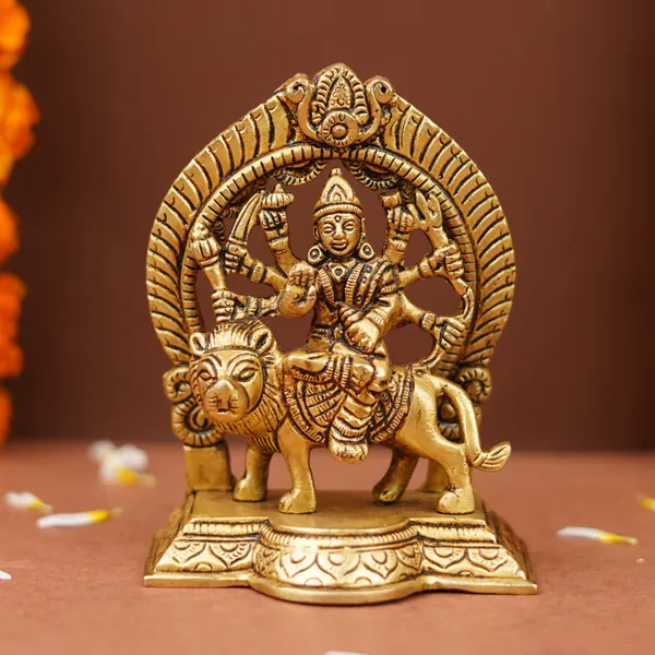Brass_Durga_Mata_Statue_5_Inch_Pack_Of_50