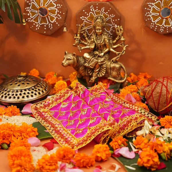 Fabric_Festive_Hot_Pink_Golden_Mata_Chunri_26X10_Inch_-_Pack_Of_2